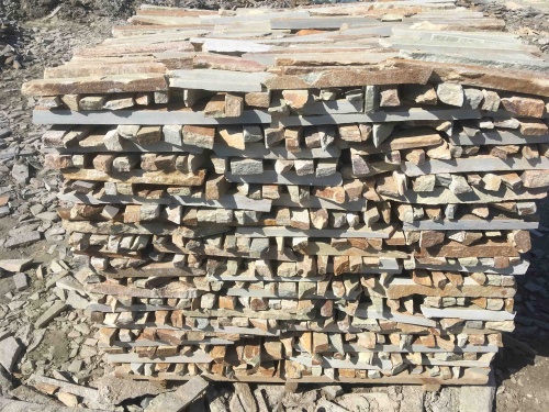 Горбушка златолит золотистый для облицовки купить в Советском