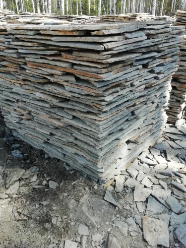 Плитняк златолит Уральский для цоколя, отмостки купить в Советском