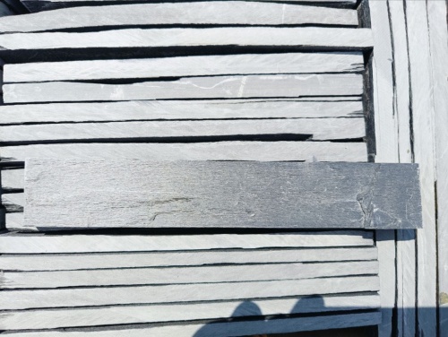 Плитка чёрная из натурального камня фасадная 30 см * 5 см, толщина 7 мм -30 мм купить в Советском